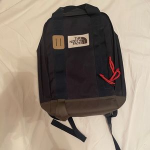 The North Face navy blue backpack